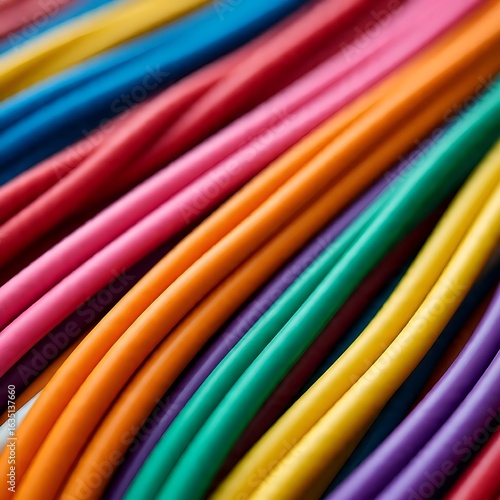 Colorful Computer Electrical Cable and Wire, Data Transfer Network
