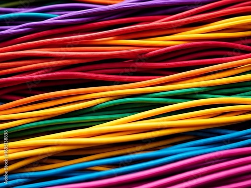 Colorful Computer Electrical Cable and Wire, Data Transfer Network