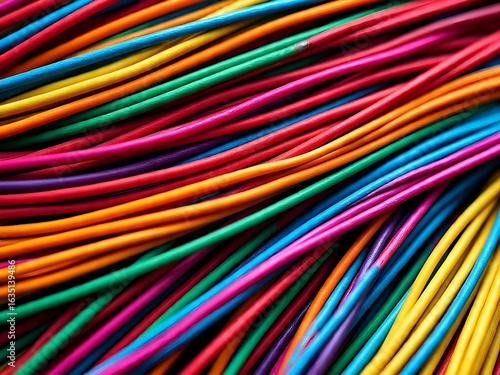 Colorful Computer Electrical Cable and Wire, Data Transfer Network