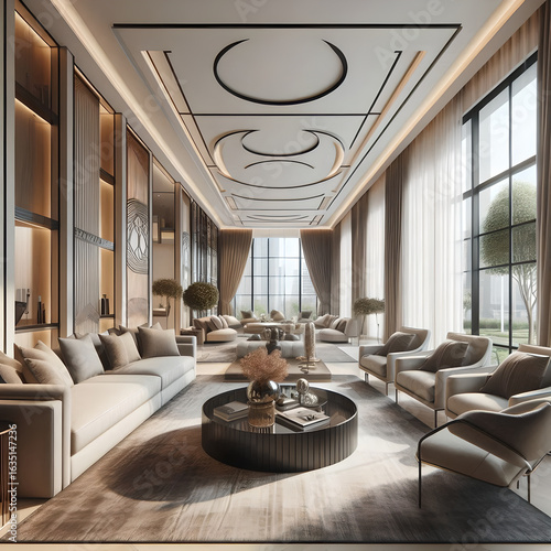 Living room interior design	
