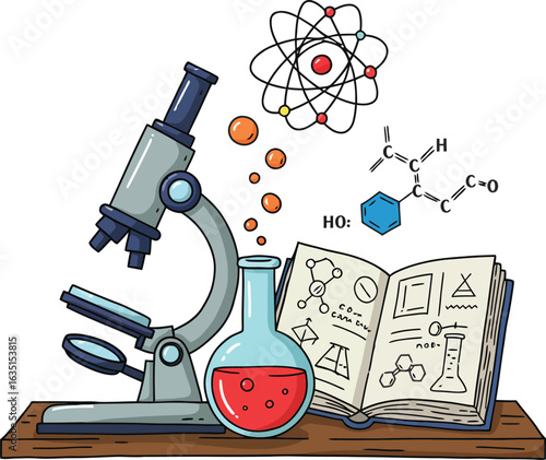 Unleash scientific discovery with captivating laboratory visuals, sparking curiosity and innovation for educational and research projects.