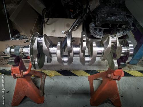 gasoline engine crankshaft assembly, internal combustion engine overhaul