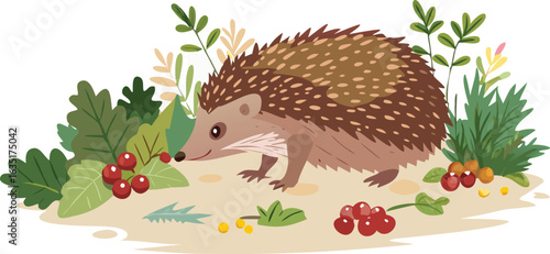 hedgehog in the grass autumn comic
