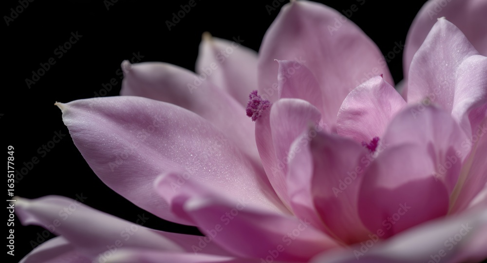 Fototapeta premium Exquisite Pink Flower Petals Close-Up Natures Delicate Beauty
