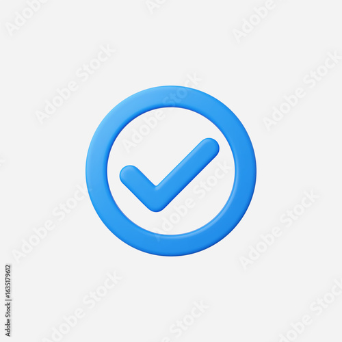 3d Realistic Checklist icon vector Illustration