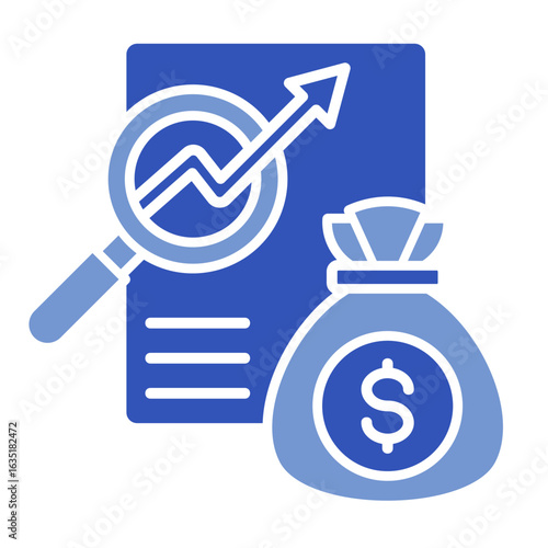 Variance Analysis  Icon Element For Design