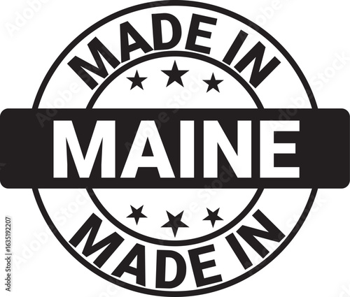 Made in maine stamp logo, maine stamp, maine stamp silhouette