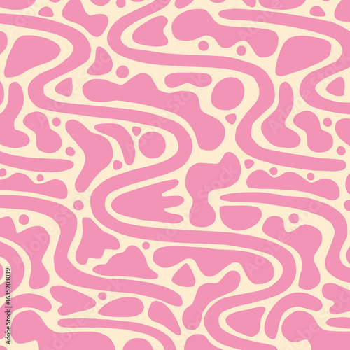 abstract seamless pink pattern