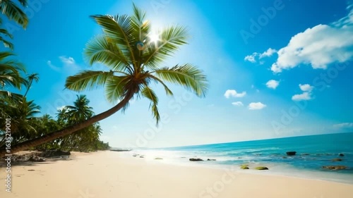 Closeup sea sand beach. Panoramic beach landscape. Inspire tropical beach seascape horizon. Orange and golden sunset sky calmness tranquil relaxing sunlight summer mood. Vacation travel holiday banner