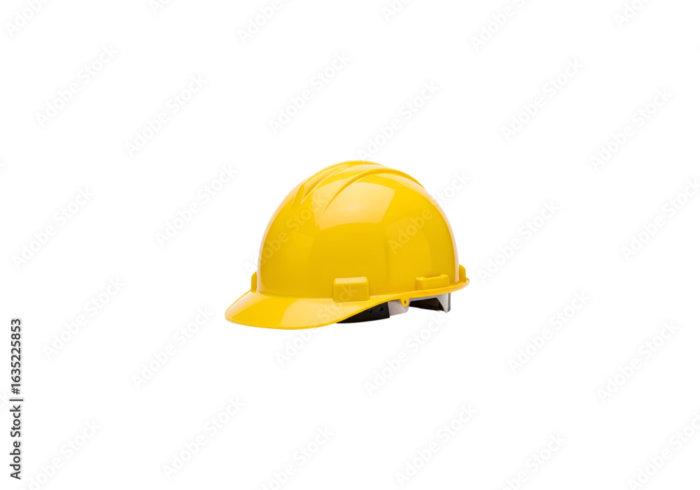 Fototapeta premium Yellow hard hat PNG transparent background 