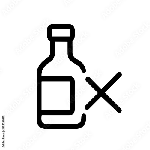 Alcohol Awareness & Substance Abuse Icon Set