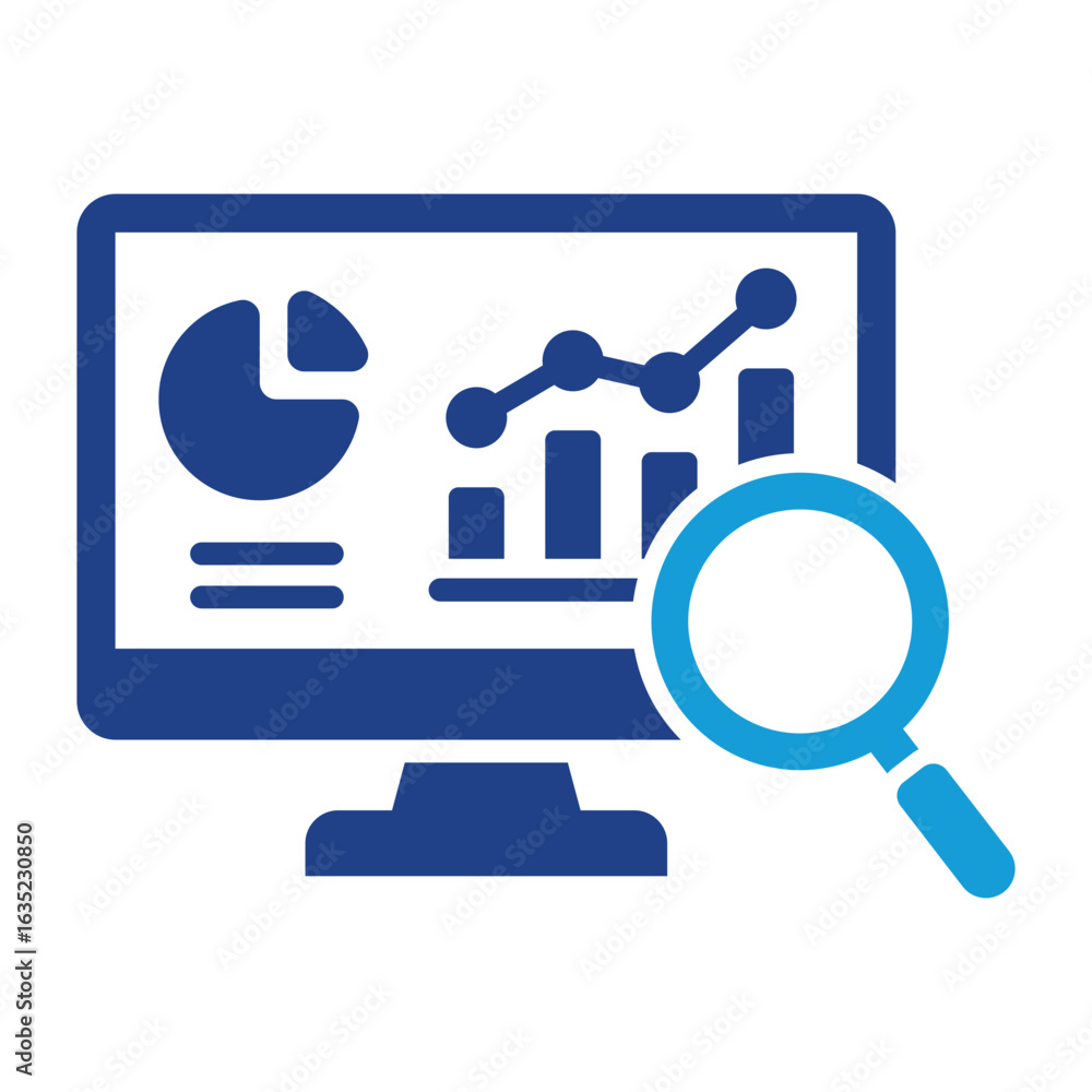 Obraz premium Data Analysis Icon