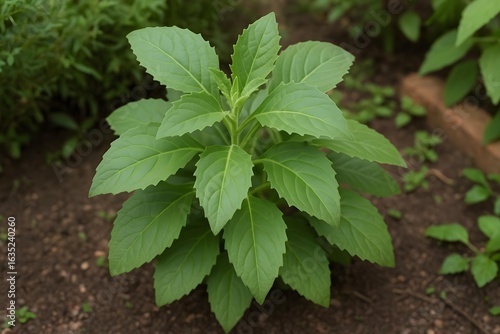 Wallpaper Mural Gynura Procumbens Plant in Garden – Medicinal Longevity Spinach with Green Torontodigital.ca