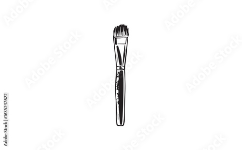 Vector makeup brush icon