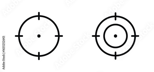 Target icon. target marketing icon vector. Target and Goal icon