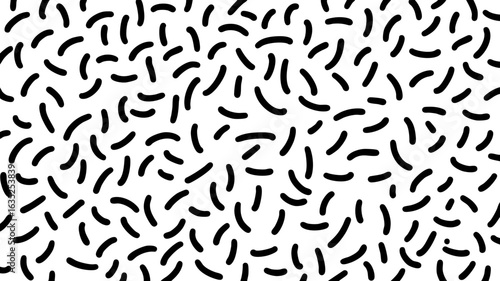  curve chaotic dash doodle pattern background