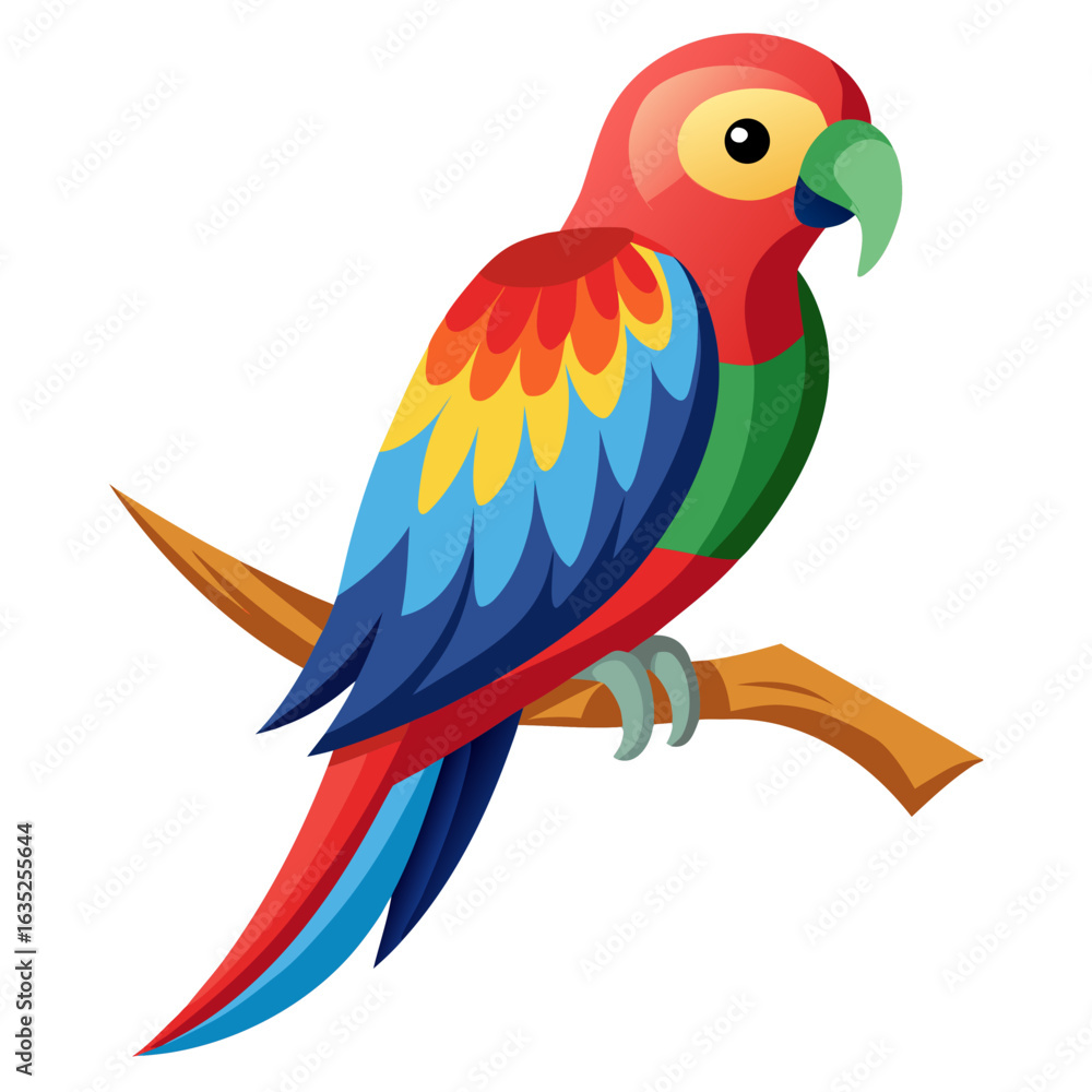 Fototapeta premium blue and yellow macaw