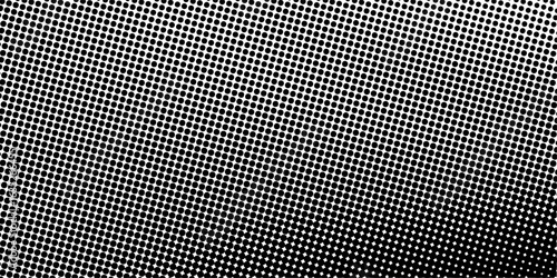 Halftone gradient. Dotted gradient, smooth dots spraying and halftones dot background seamless horizontal geometric pattern vector template set. Abstract dot gradient halftone abstract dots
