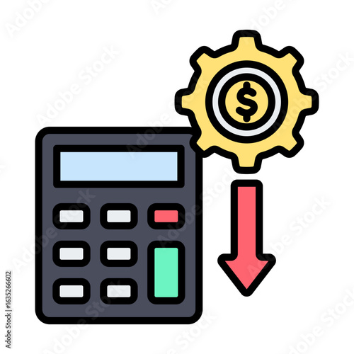 Cost Reduction Icon