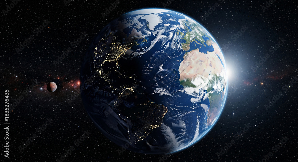 Fototapeta premium earth in space