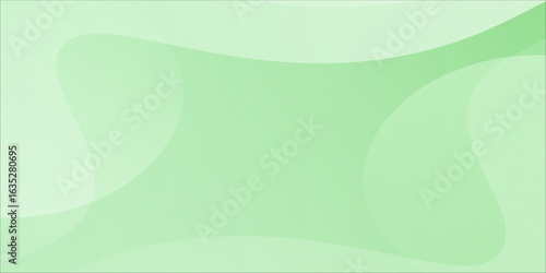 Modern geometric abstract with white and green shades. Modern and creative trending design in vector illustration.
