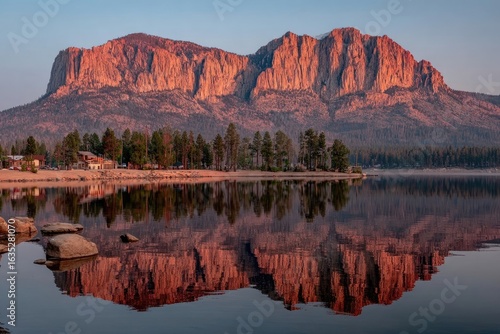 Mountain Lake Reflection