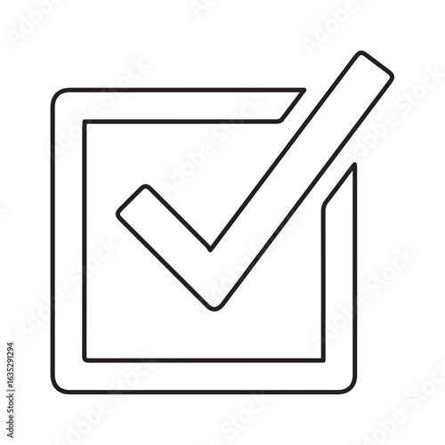 checkbox line icon