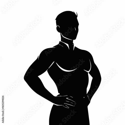 Confident Pose Icon: Chest Puffed Out
A powerful and minimalist vector icon representing confidence, pride, and self-assurance