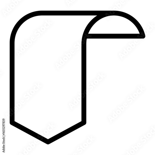 Sticker line icon