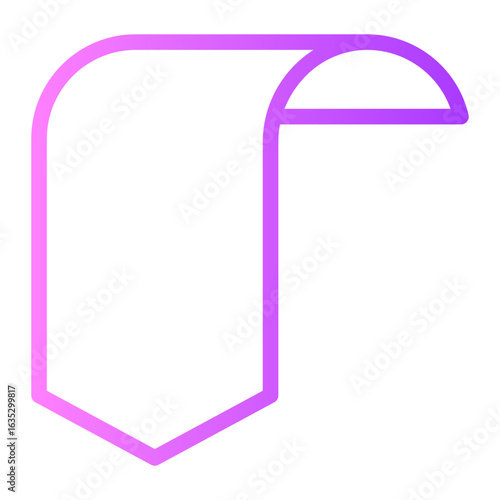 Sticker gradient icon