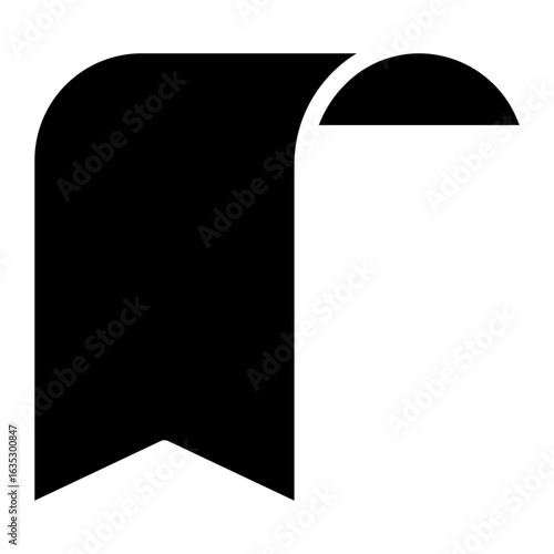 Sticker glyph icon