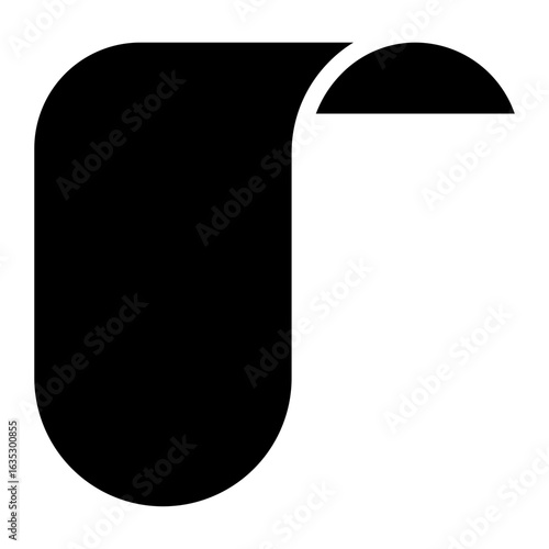 Sticker glyph icon