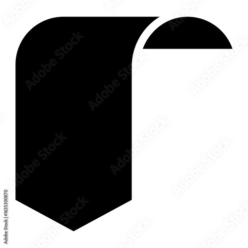 Sticker glyph icon