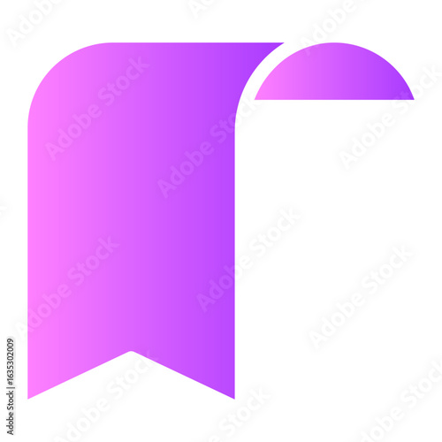 Sticker gradient icon