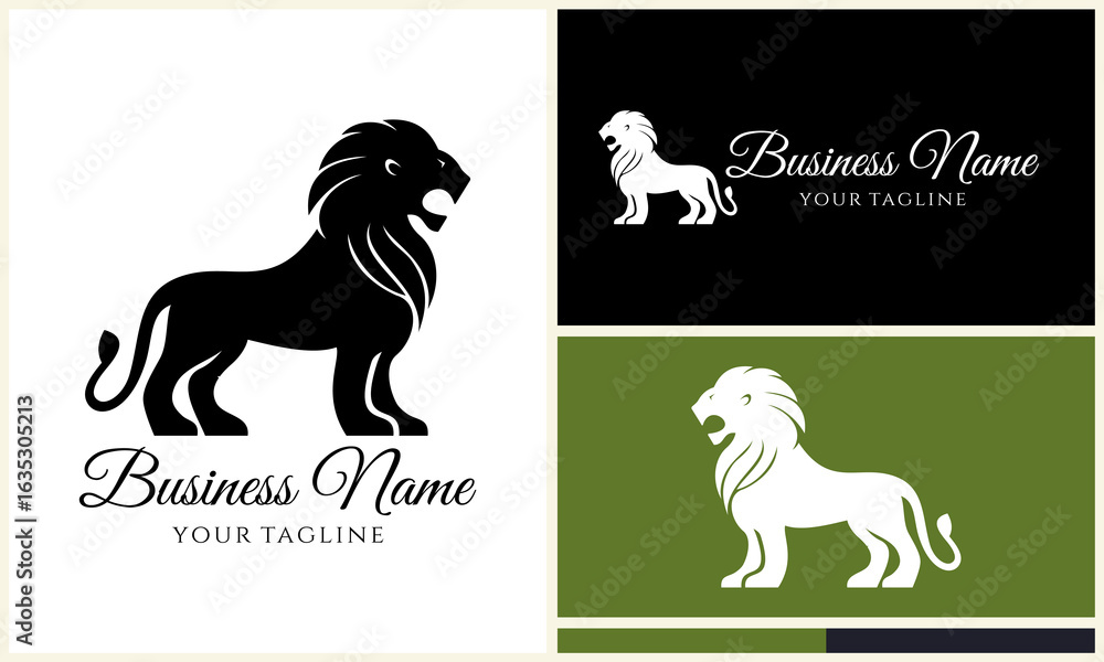 Obraz premium Lion Logo Design Templates. (1)