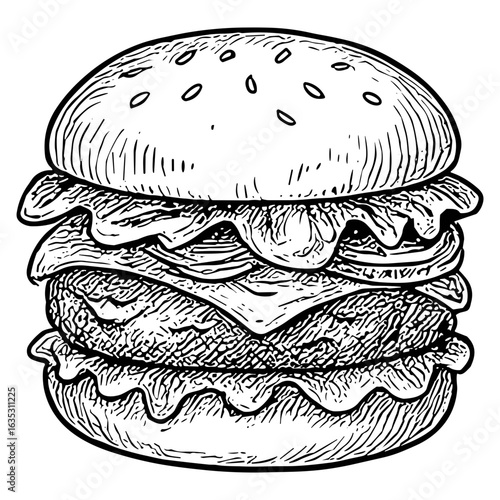 Loaded Bacon Burger