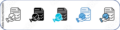 Accountability Icon Pack Multistyle Illustration