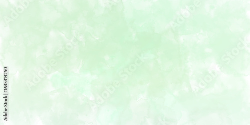 Green watercolor background Light green watercolour paper texture background. Vector water color design.eps10