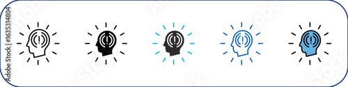 Awareness Icon Pack Multistyle Illustration