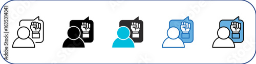 Empowerment Icon Pack Multistyle Illustration