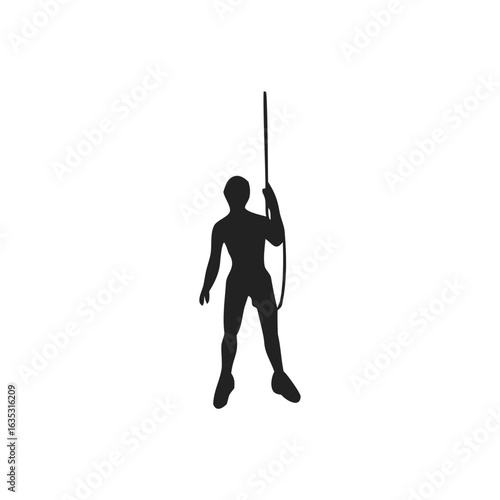 rock climbers and rappelers