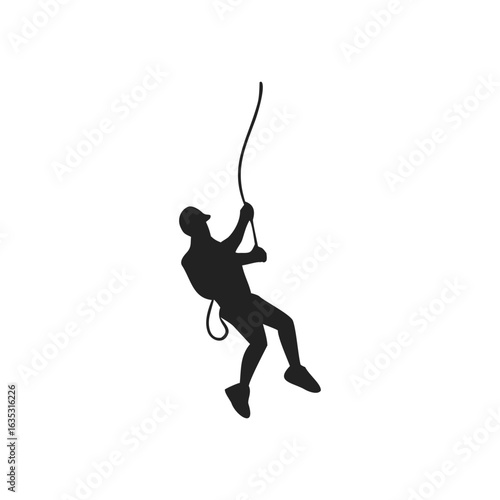 rock climbers and rappelers