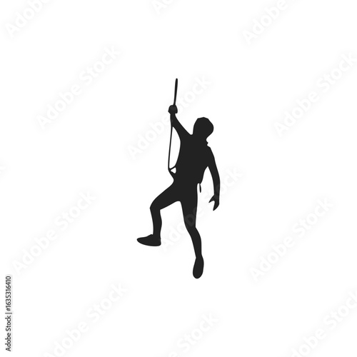 rock climbers and rappelers
