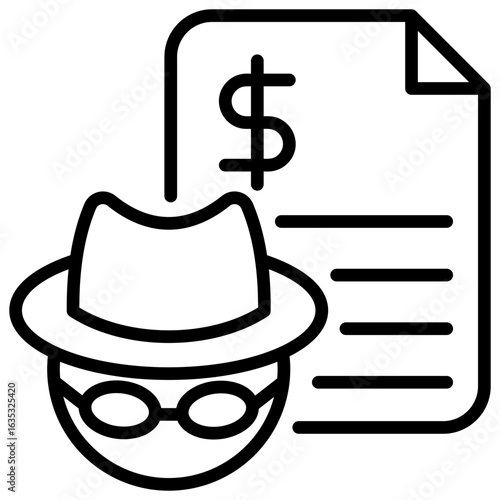 Fraud Outline Icon
