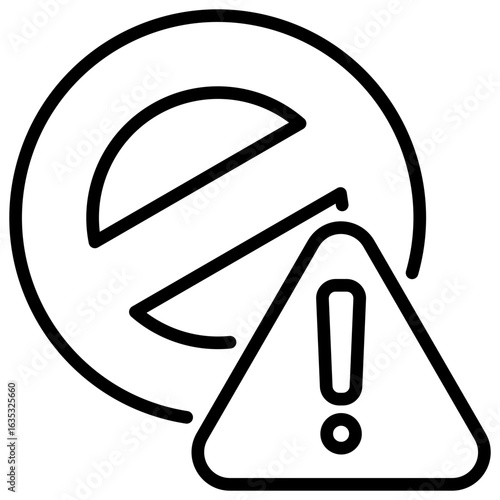 Restriction Outline Icon