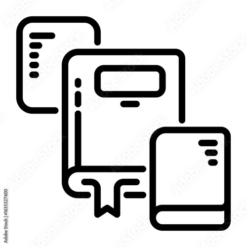 Education icon, line icon style