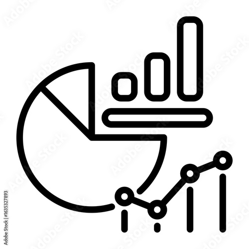 Summary icon, line icon style