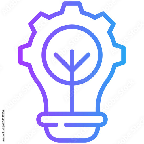 Idea icon for strategy and management, website, application, printing, document, poster design, etc