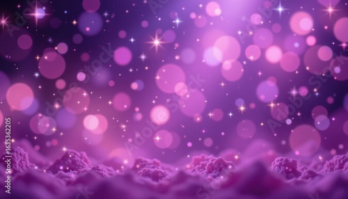 violet haze background with soothing mood, glowing haze, starlit sparkle, and paper grain