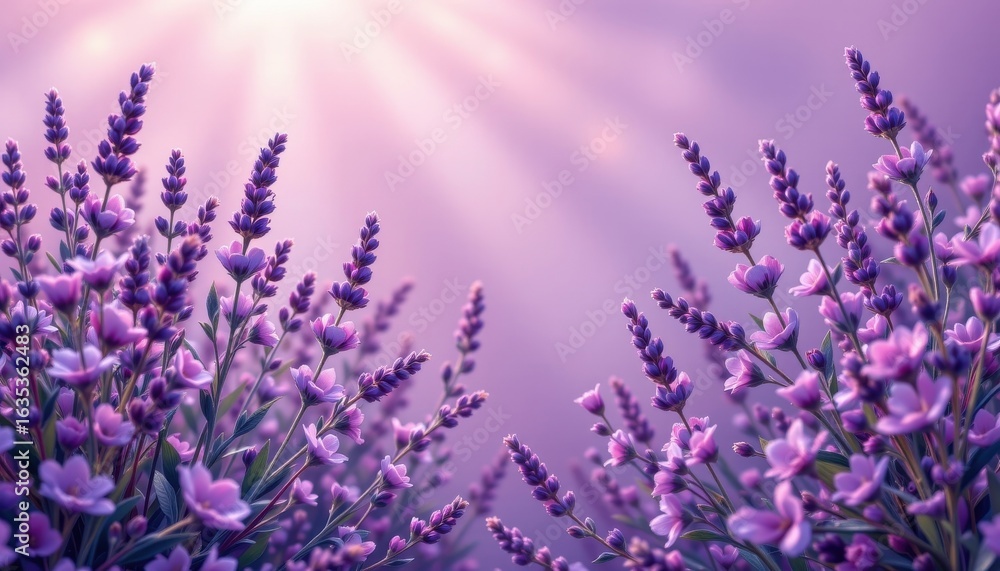 Naklejka premium lavender dream background with luxurious mood, velvet touch, soft backlight, and watercolor wash